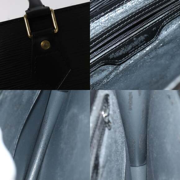 LOUIS VUITTON Epi Sac Plat Hand Bag Black M59082 - Picture 11 of 12